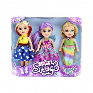 Набор кукол Sparkle Girlz "Сказочные подружки" (15,5 см, подвижн., аксесс., в ассорт.)