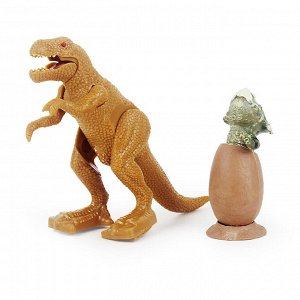 Набор динозавров Mioshi Active &quot;Динозавр с яйцом: Тираннозавр&quot; (2 шт., заводн., подвиж.)