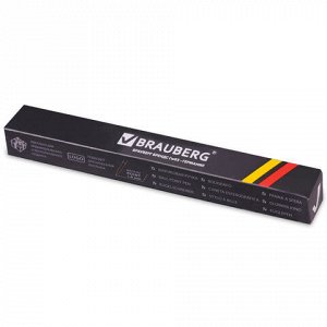 Ручка подарочная шариковая BRAUBERG "Perfect Black", корпус черный, узел 1 мм, линия письма 0,7 мм, синяя