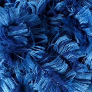 Пряжа "Puffy fur" 100% микрополиэстер 6м/100г  (6114 синий)