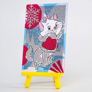 Disney Алмазная мозаика для детей Коты аристократы + емкость, стержень с клеевой подушечкой