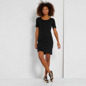 Платье в рубчик Eco-conception - черный