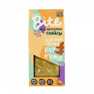 Хлебцы хрустящие из зелёной гречки с кунжутом и куркумой Bite