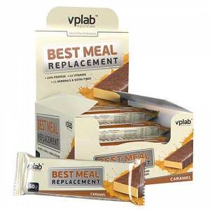 Батончик с протеином "Best meal replacement bar", карамель VPLab