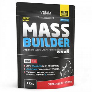 Гейнер &quot;Mass builder&quot;, клубничный йогурт VPLab