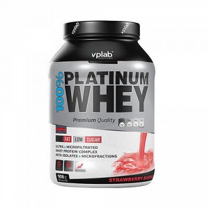 Протеин "100% Platinum Whey", клубника-банан VPLab