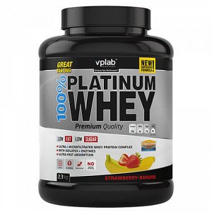 Протеин "100% Platinum Whey", клубника-банан VPLab