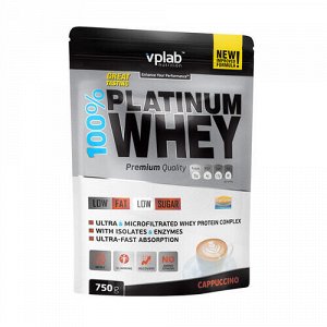 Протеин "100% Platinum Whey", капучино VPLab