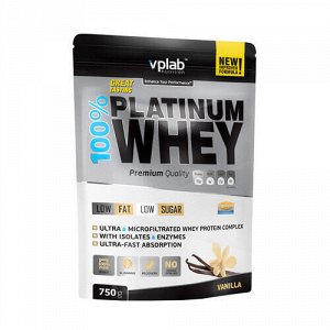 Протеин "100% Platinum Whey" с ванилью VPLab