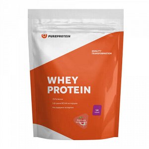 Сывороточный протеин "Клубника со сливками" Pure Protein, 810 г