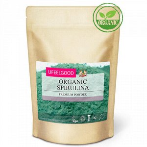 Спирулина молотая Spirulina powder Ufeelgood