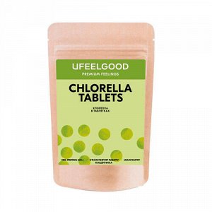 Морская водоросль, хлорелла / Chlorella pressed in tab form Ufeelgood