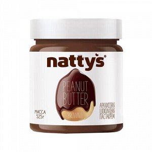 Паста арахисовая "Brownie с какао и мёдом" Natty's