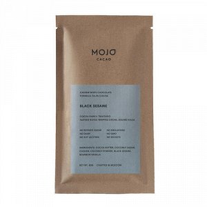 Шоколад кешью &quot;Black Sesame&quot;, с чёрным кунжутом Mojo Cacao