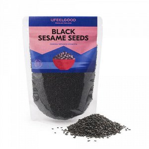 Кунжут чёрный / 100% raw organic black sesame seeds Ufeelgood