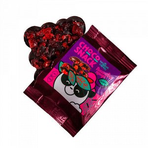 Шокоснек "Вишнёвая панда" Organic Candy
