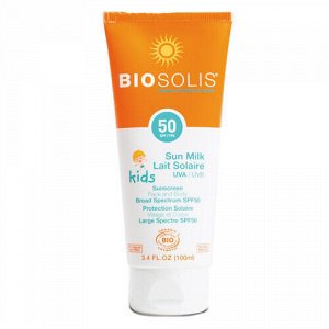 Детское солнцезащитное молочко для лица и тела SPF 50+ BIOSOLIS