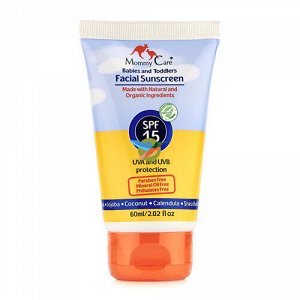 Органический солнцезащитный крем для лица SPF15 Mommy Care