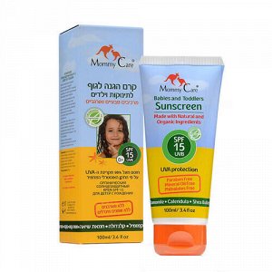 Органический солнцезащитный крем для тела SPF15 Mommy Care