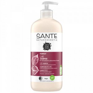 Шампунь с био-берёзой и растительными протеинами, для блеска волос Sante