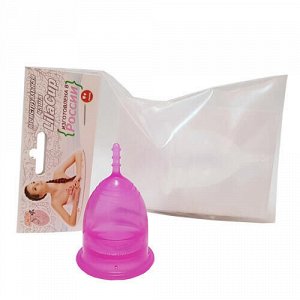 Чаша менструальная "Практик", пурпурная L LilaCup, 25 мл