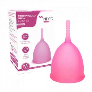 Чаша менструальная "Comfort cup", размер M, розовая NDCG