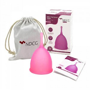 Чаша менструальная "Comfort cup", размер M, розовая NDCG