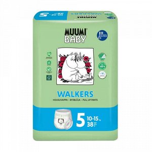 Подгузники-трусики Walkers №5, 10-15 кг Muumi Baby