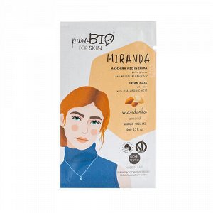 Крем-маска "Miranda, миндаль" для жирной кожи PuroBio, 10 мл