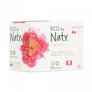 Тампоны Regular, без аппликатора Naty