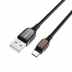 USB кабель Borofone Heroic MicroUSB 2.4A