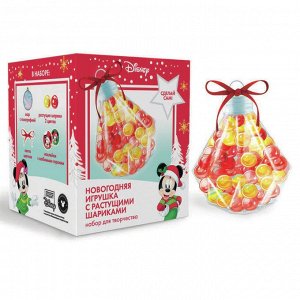 Набор для творчества "Новогодняя игрушка с растущими шариками", Микки Маус и друзья