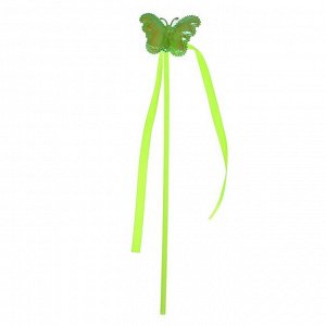 Карнавальный жезл «Бабочка», цвет зелёный