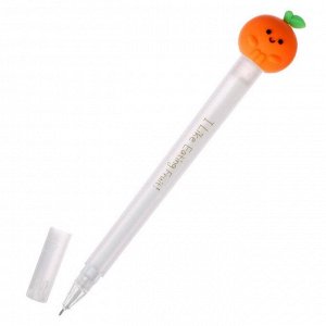 Ручка гелевая-прикол "Апельсин", вращающаяся