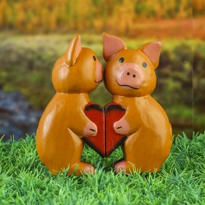 Сувенирный набор «Влюблённые свинки»