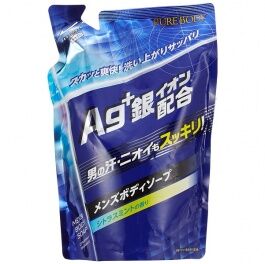 Крем-мыло для мужчин с ионами серебра увлажняющее, дезодорирующее (ароматом мяты и цитруса) МУ 400 мл / 20