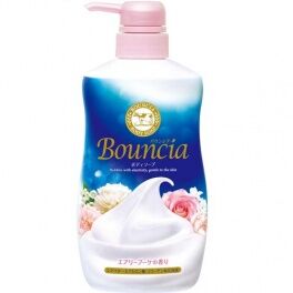 Сливочное жидкое мыло "Bouncia" для рук и тела с ароматом роскошного букета (дозатор) 500 мл / 12