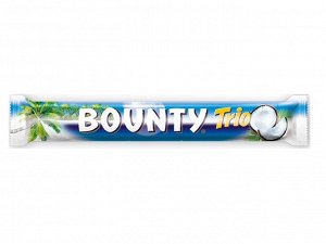 Шоколадный Батончик Баунти Bounty Trio молочный шоколад,82,5 г.