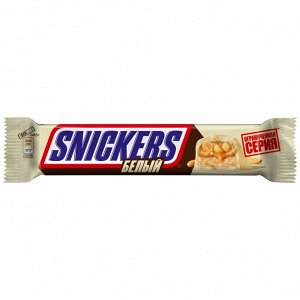 Шоколадный батончик Сникерс Snickers Белый 81 г