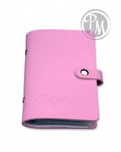 Kapous органайзер для стемпинг пластин на 15 шт crazy story розовый