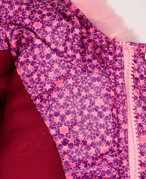 Тёплая куртка для девочки розового цвета Цвет: розовый