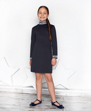 Серое школьное платье для девочки Цвет: серый