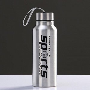 Бутылка для воды "Мир спорта" 750 мл, нержавеющая сталь