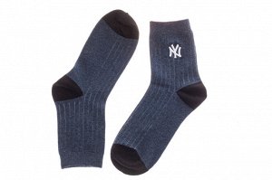 Спортивные носки мужские, размер 25-28, голубые