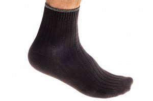 Носки мужские хлопок, размер 25-28, цвет темно-коричневый