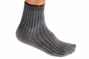 Носки мужские хлопок, размер 25-28, цвет темно-серый