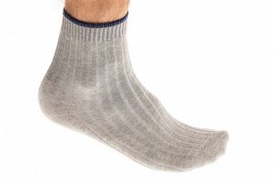 Носки мужские хлопок, размер 25-28, цвет светло-серый