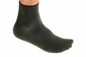 Носки мужские хлопок, размер 25-28, цвет зеленый