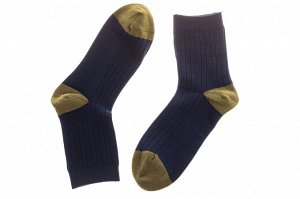 Носки мужские хлопок, размер 25-28, цвет синий и хаки