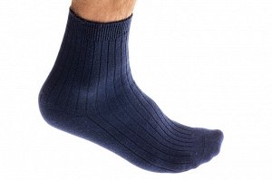 Качественные носки мужские, хлопок, размеры 25-28, синие